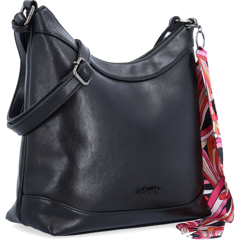 Kabelka ze syntetické kůže crossbody Le Sands černá 7725 C 114448759