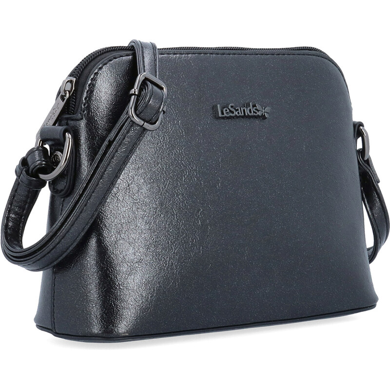 Kabelka ze syntetické kůže crossbody Le Sands šedá 4611 ANT