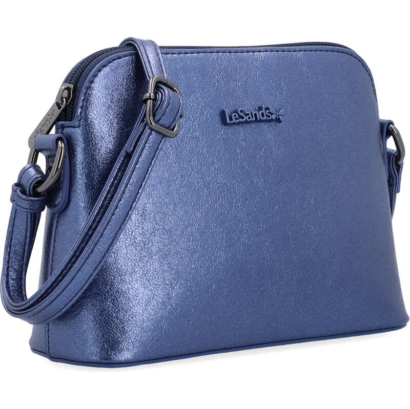 Kabelka ze syntetické kůže crossbody Le Sands modrá 4611 TM 114448842