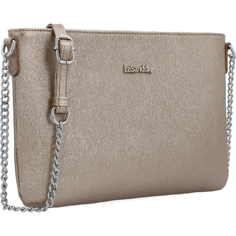 Kabelka ze syntetické kůže crossbody Le Sands zlatá 4608 ZL 114448847