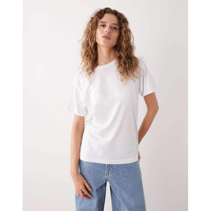 Weekday t-shirt in white