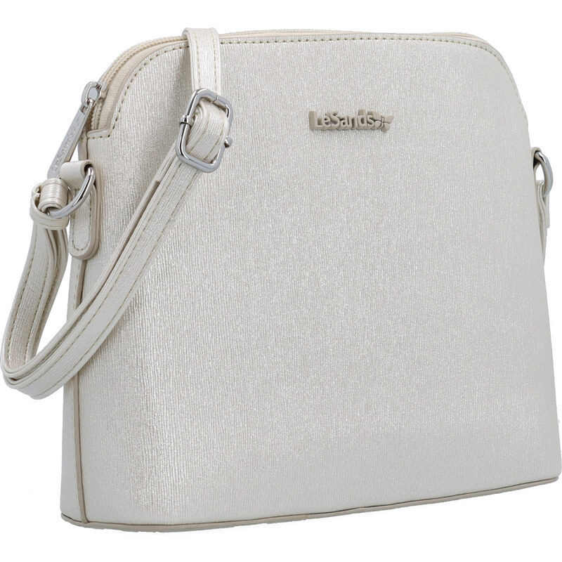 Kabelka ze syntetické kůže crossbody Le Sands béžová 4607 PRL 114448850