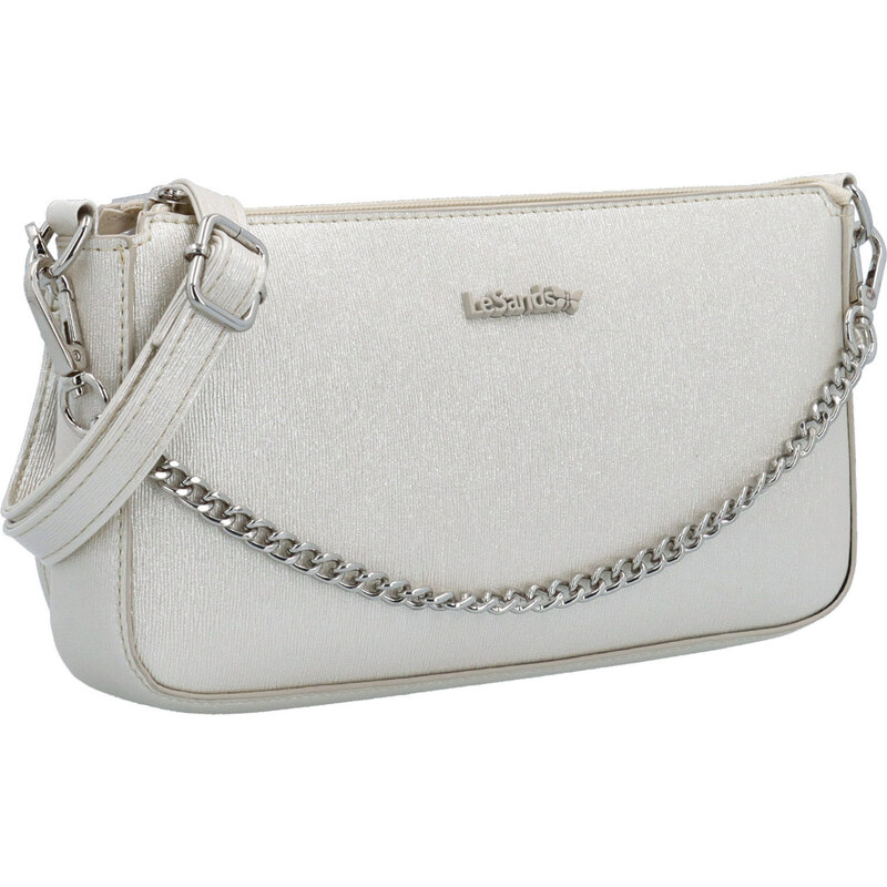 Kabelka ze syntetické kůže crossbody Le Sands béžová 4606 PRL 114448852