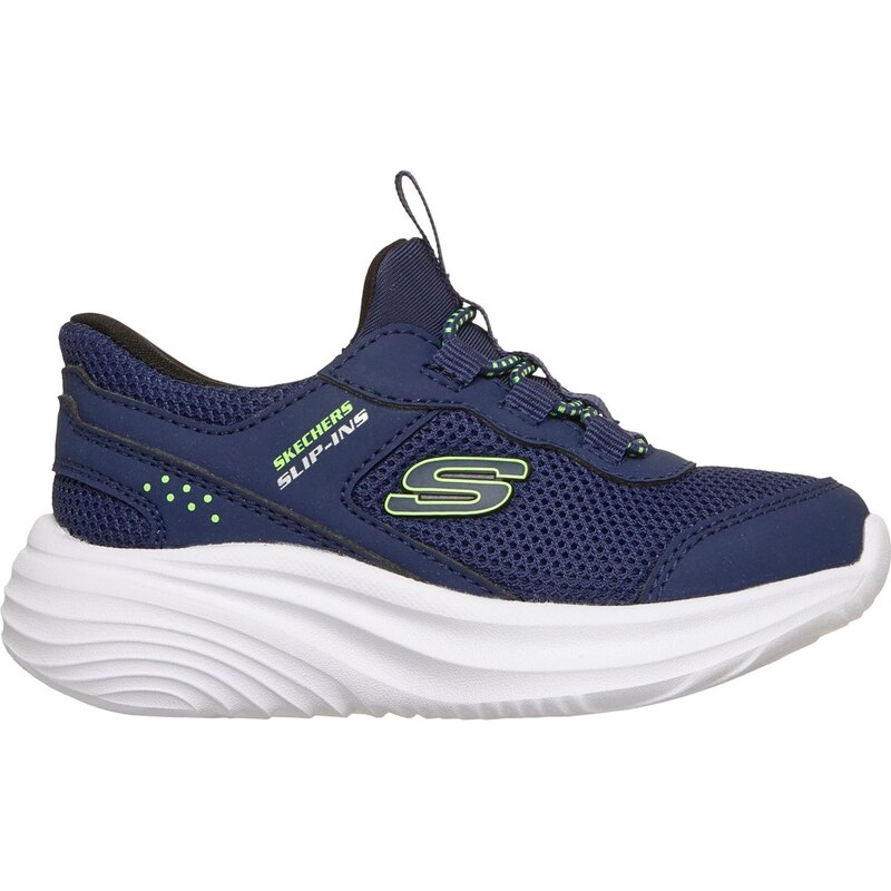 Skechers Chlapci Slip-ins: Bounder Pro Shoes v Tmave Modrá,