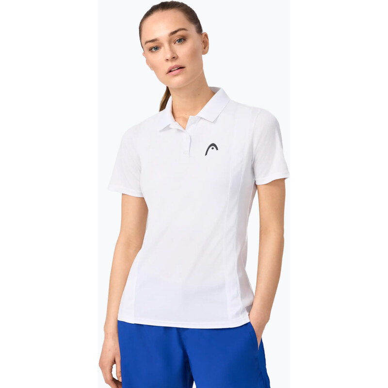 Dámské tenisové tričko HEAD Club 25 Tech Polo W white