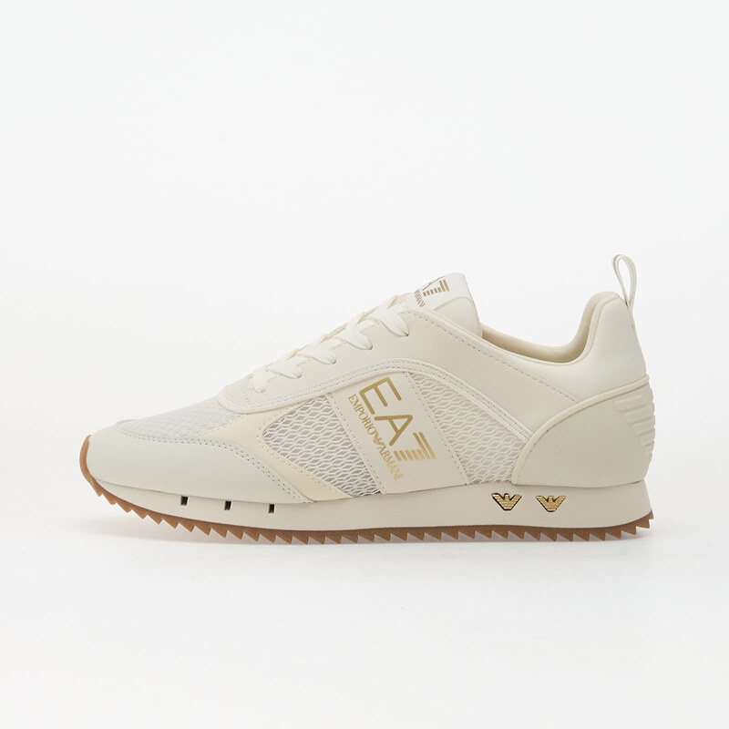 EA7 Emporio Armani Sneaker Blac Triple Off White/ Gold Logo/ Hon 114526354