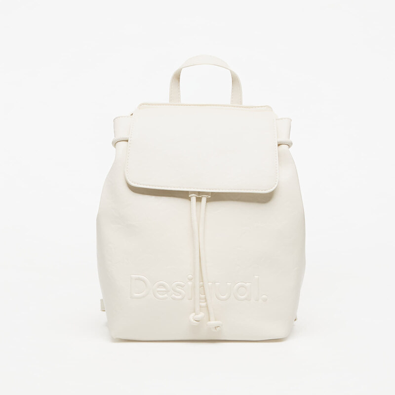 Batoh Desigual Back Half Logo Luena Mini Ecru Backpack White Universal 114450531