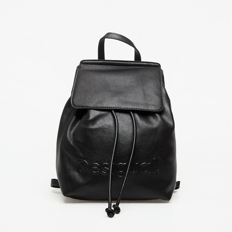 Batoh Desigual Back Half Logo Luena Mini Black Backpack Black 114450529
