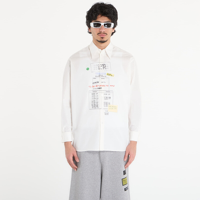 Košile MM6 Shirt Off White 40 114450111