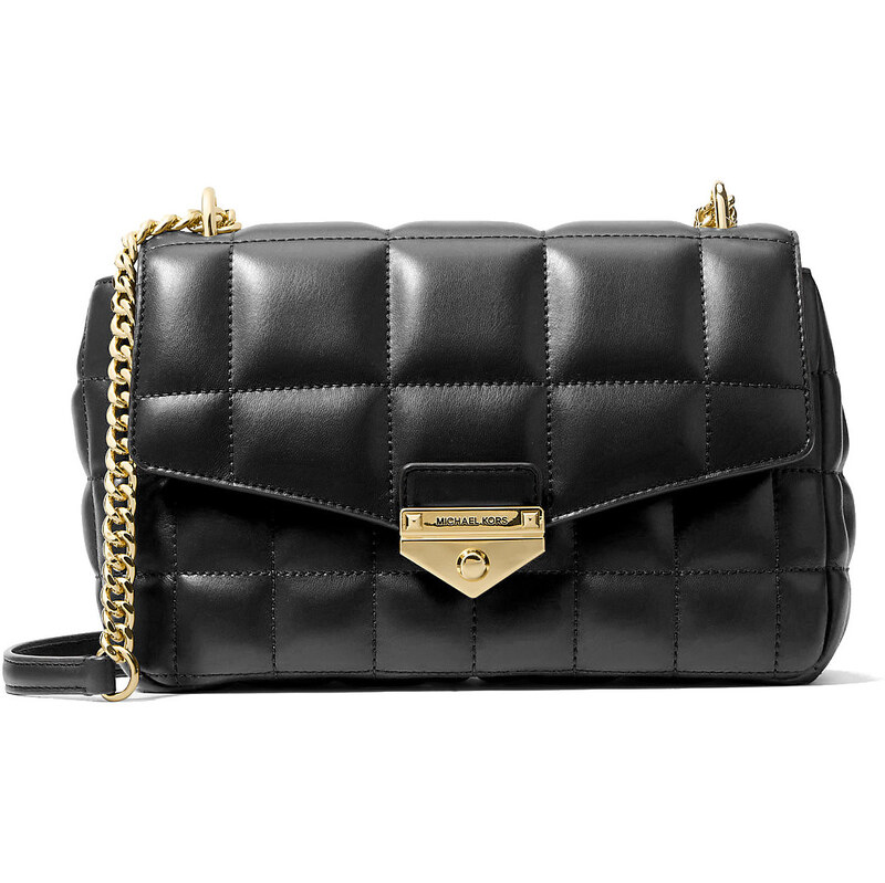 Michael Kors Soho Large Quilted Shoulder Bag Black