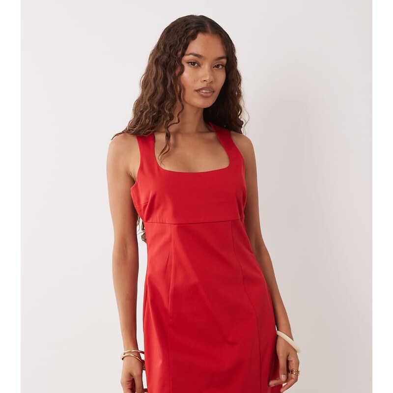 ASOS Petite ASOS DESIGN Petite square neck bodycon mini dress in 115521193