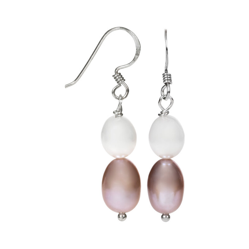 JwL Luxury Pearls Stříbrné náušnice s pravými perlami JL0128