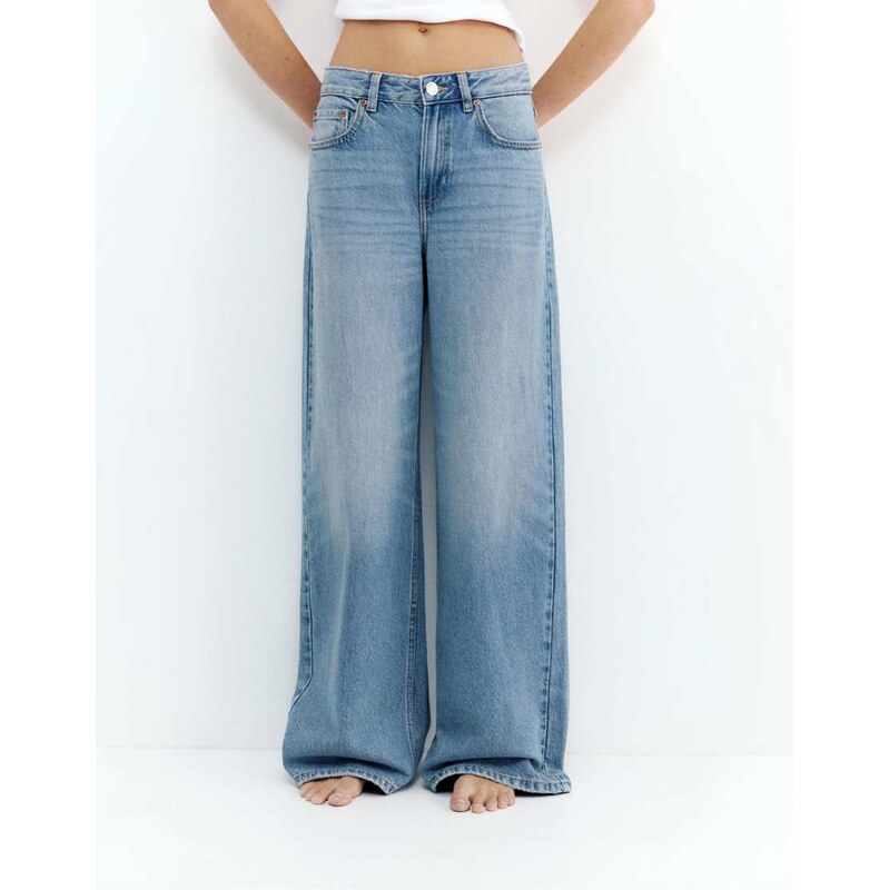 Pull&Bear Loose oversize jeans in indigo-Blue 115087718
