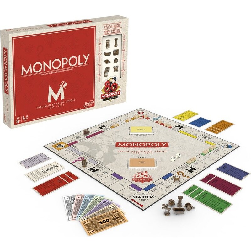 Hasbro Monopoly k 80. výročí CZ