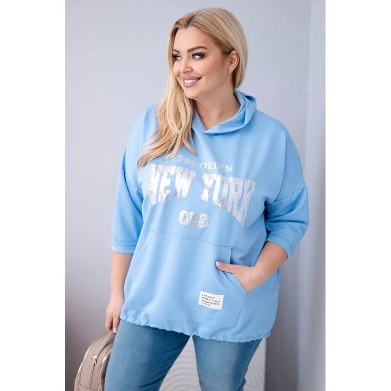 Kesi Dámská mikina Plus Size 25040-1