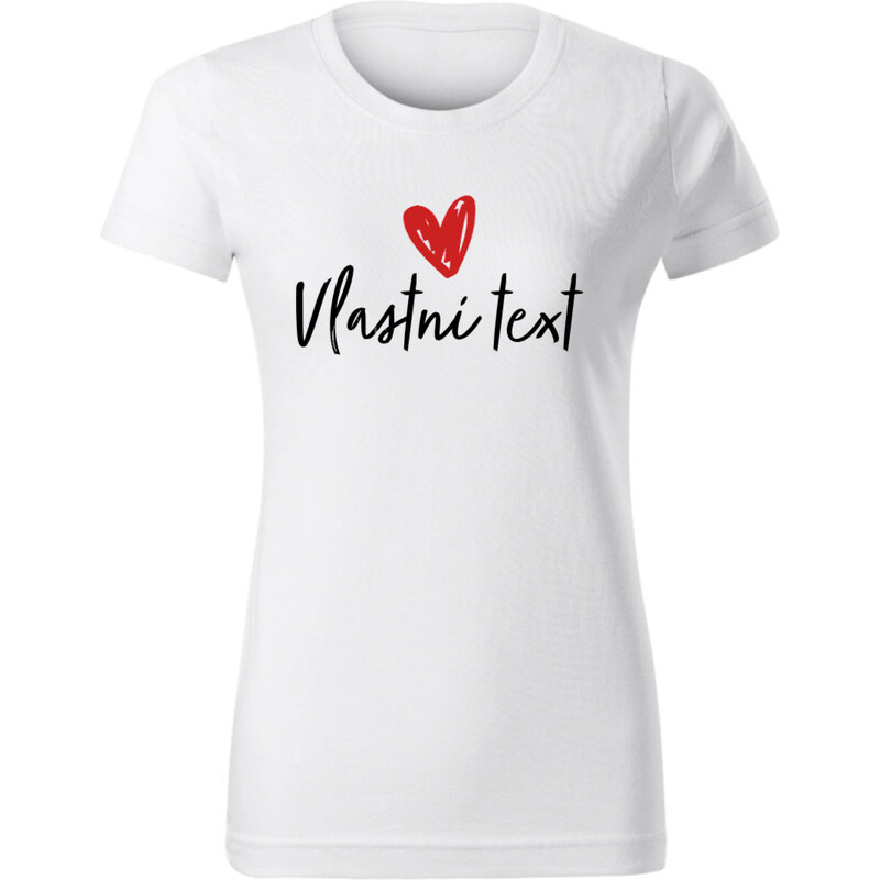Giftela Personalizované dámské tričko s vlastním textem
