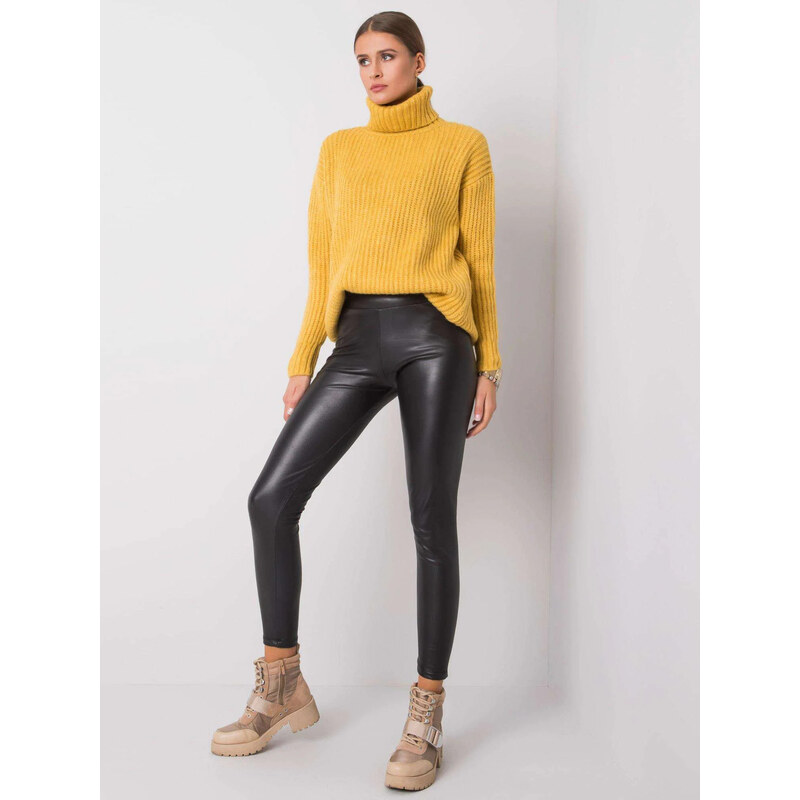 FPrice Dámské legíny RV LG 6007.11 Černá - Rue Paris 114451875