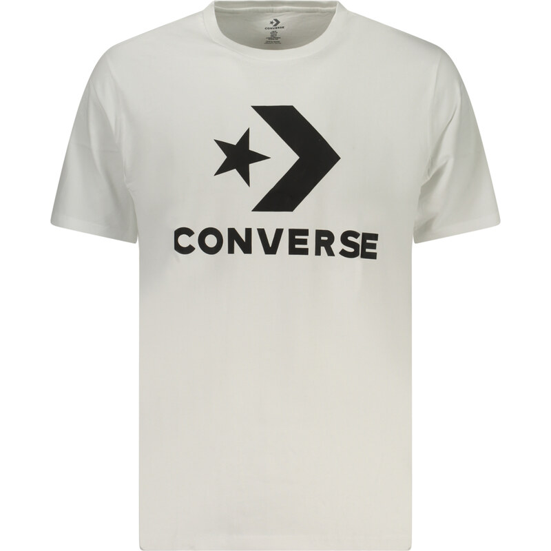 Converse Pánské bílé tričko s krátkým rukávem