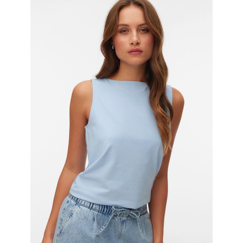 VERO MODA Top VMSAGA světlemodrá 114456251