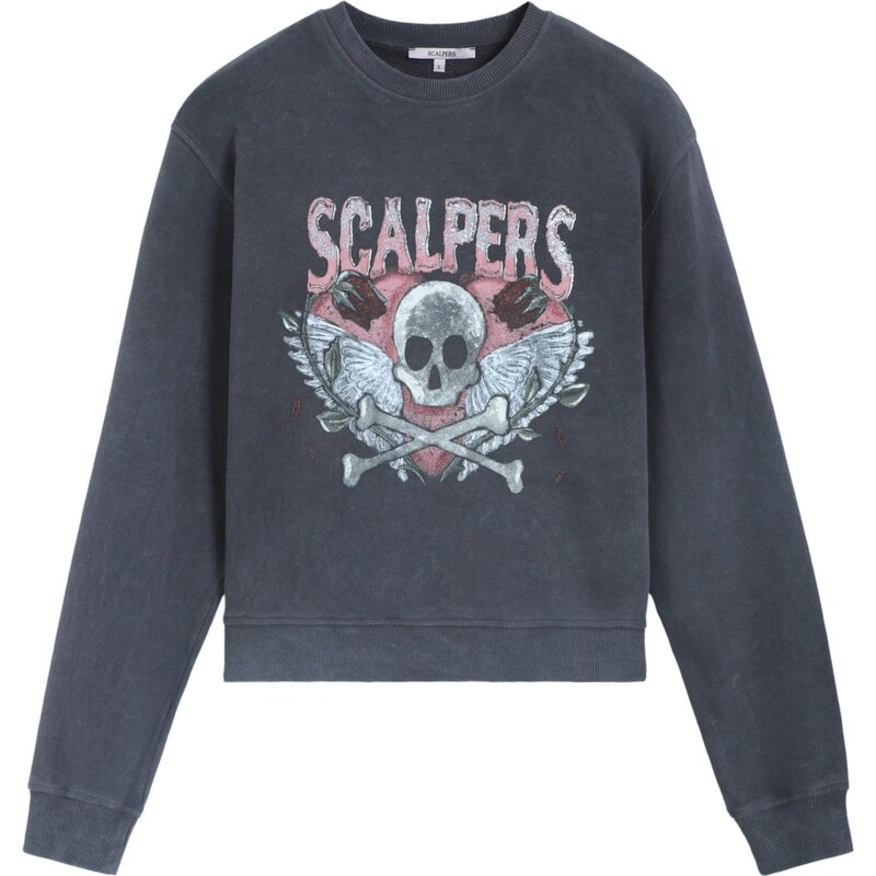 Scalpers Mikina šedá / tmavě šedá 114456759