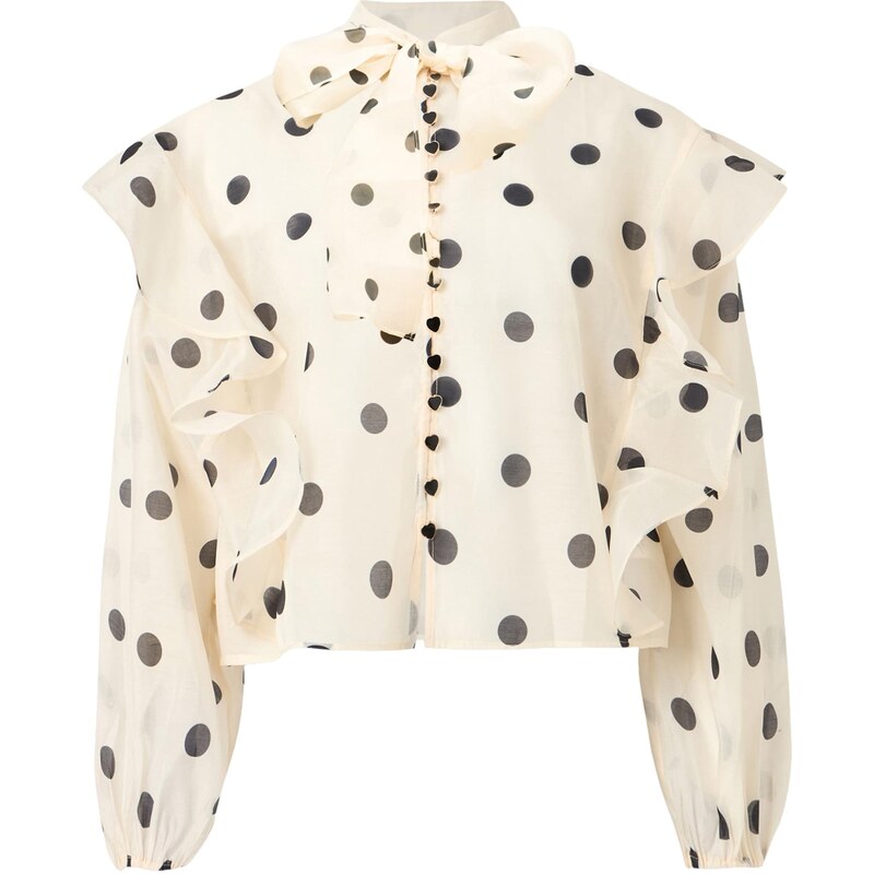 VERO MODA Halenka 'VMDorothy' černá / bílá