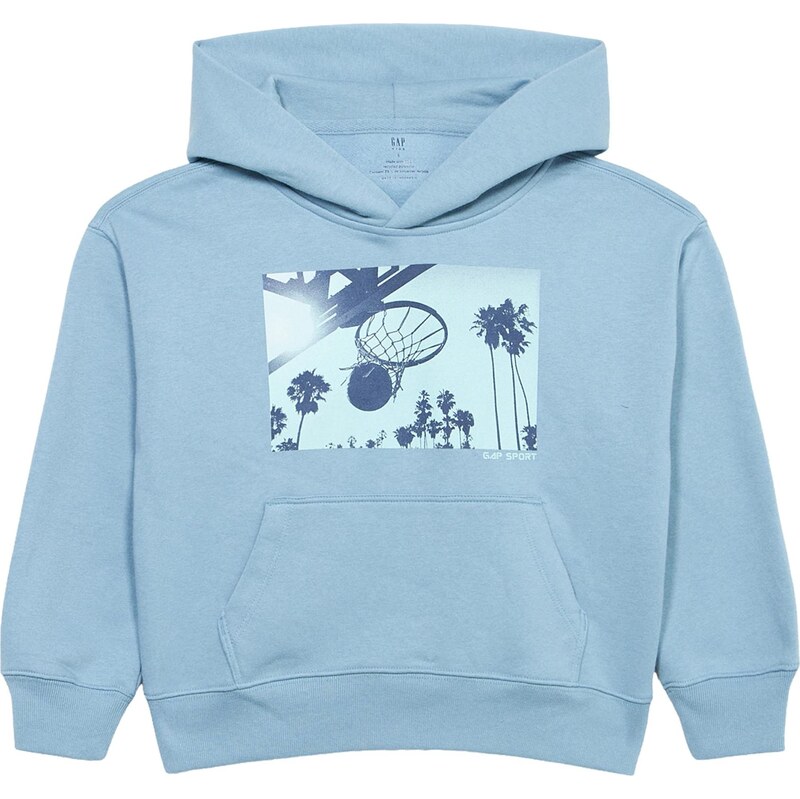 GAP Mikina aqua modrá / světlemodrá / tmavě modrá