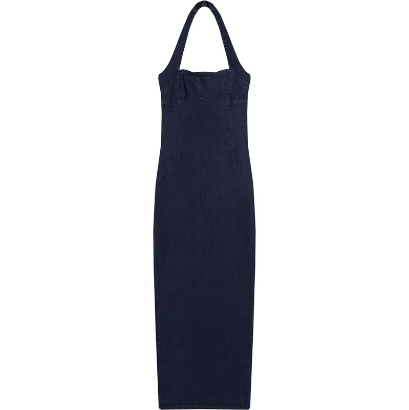 Bershka Šaty marine modrá