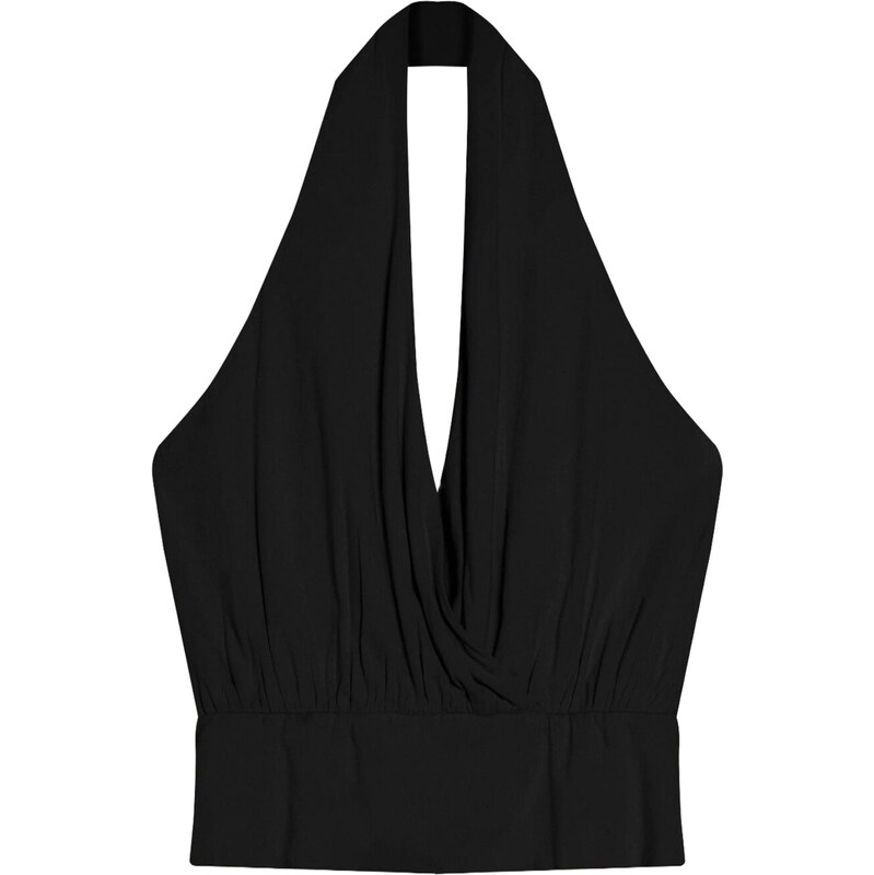 Bershka Top černá