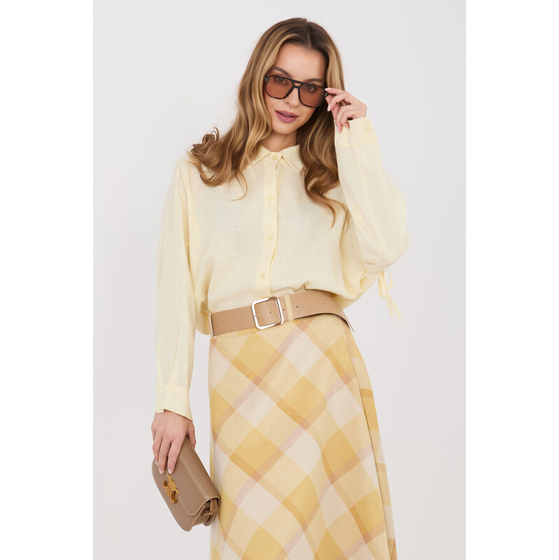 Košile s dlouhým rukávem model 225515 Italy Moda