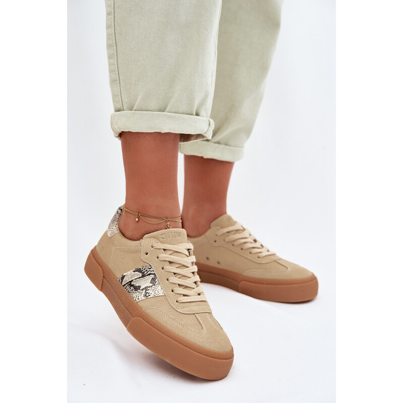 Big Star Shoes Dámské tenisky s hadí kůží Big Star TT274298