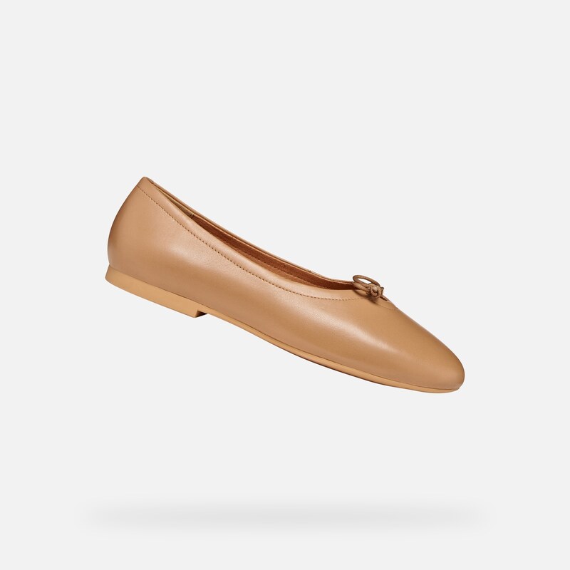 Béžové dámské baleríny Geox New Palmaria 114463600