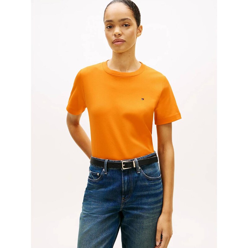 Tommy Hilfiger dámské oranžové tričko 114467897
