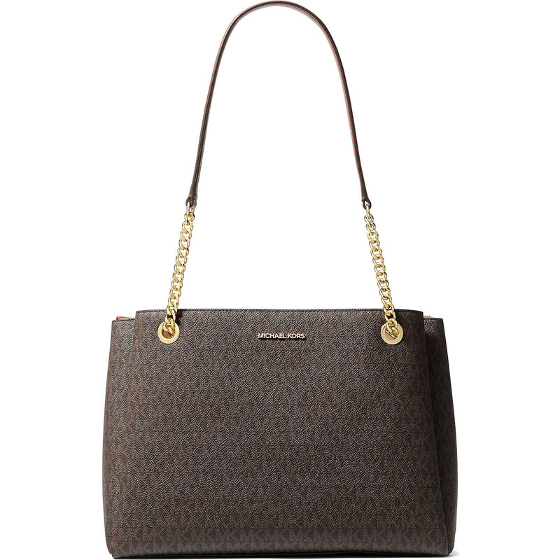 Michael Kors Soho Medium Signature Logo Tote Bag Brown