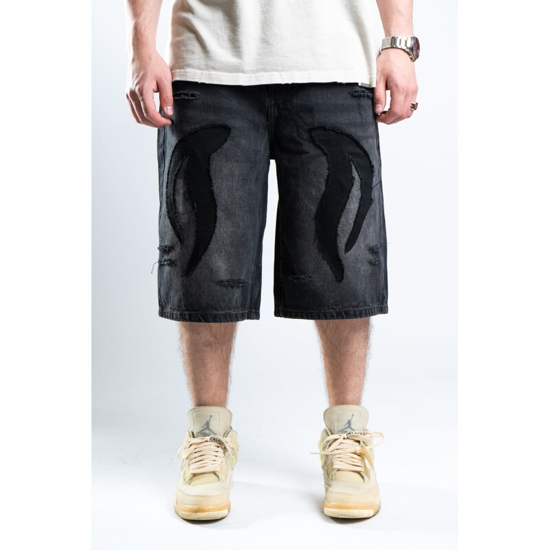 Custompantsprg Custom Tribal Shorts Black