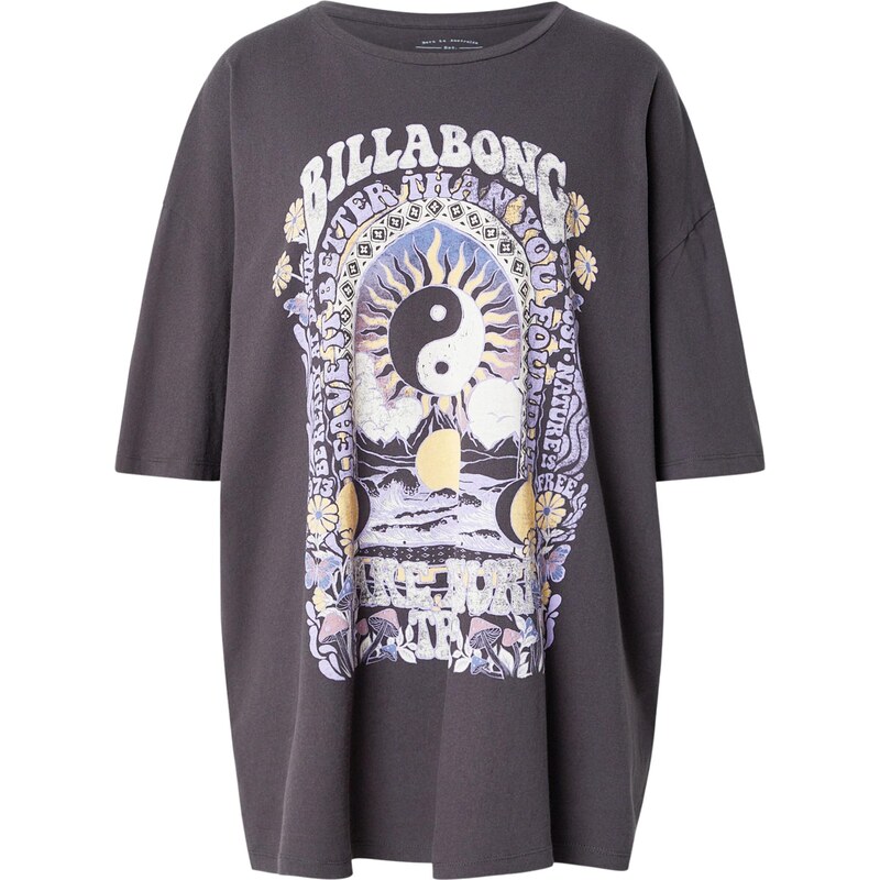 BILLABONG Oversized tričko Surf Trip žlutá / fialová / černá /