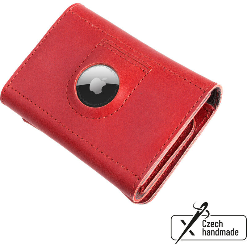 Kožená peněženka FIXED Tripple Wallet for AirTag z pravé hovězí kůže 102778314