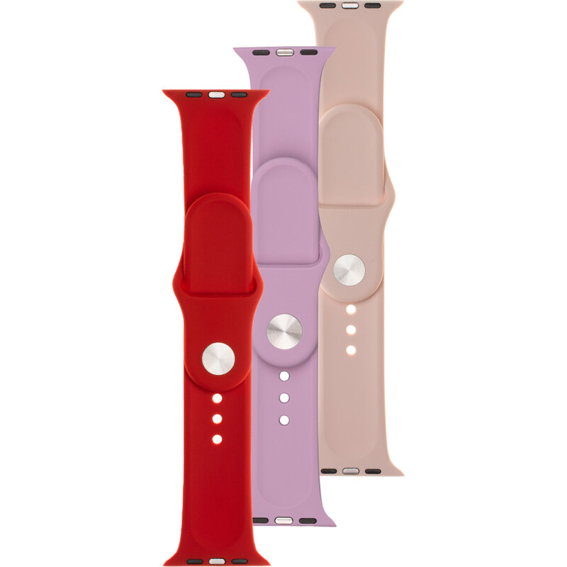 3x set silikonových řemínků FIXED Silicone Strap pro Apple Watch 42/44 106005811