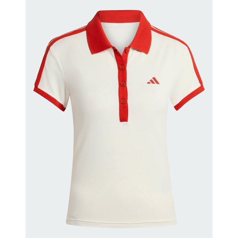 adidas performance Tennis classics polo shirt in chalk white 115505952