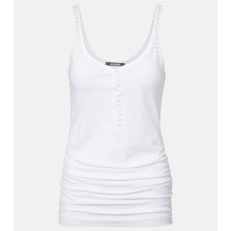 Jacquemus Clavela cotton tank top