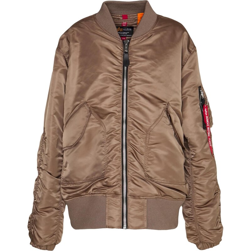 ALPHA INDUSTRIES Přechodná bunda CWU MA-1 mokka 114477015