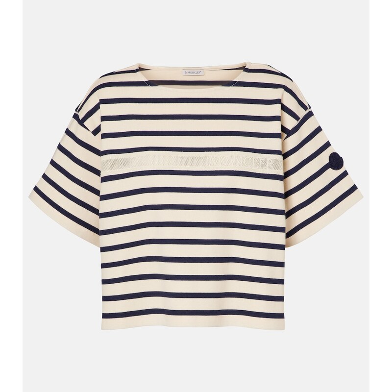 Moncler Striped cotton jersey T-shirt
