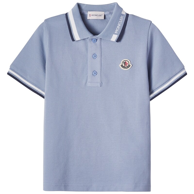 Moncler Enfant Cotton piquÃ polo shirt