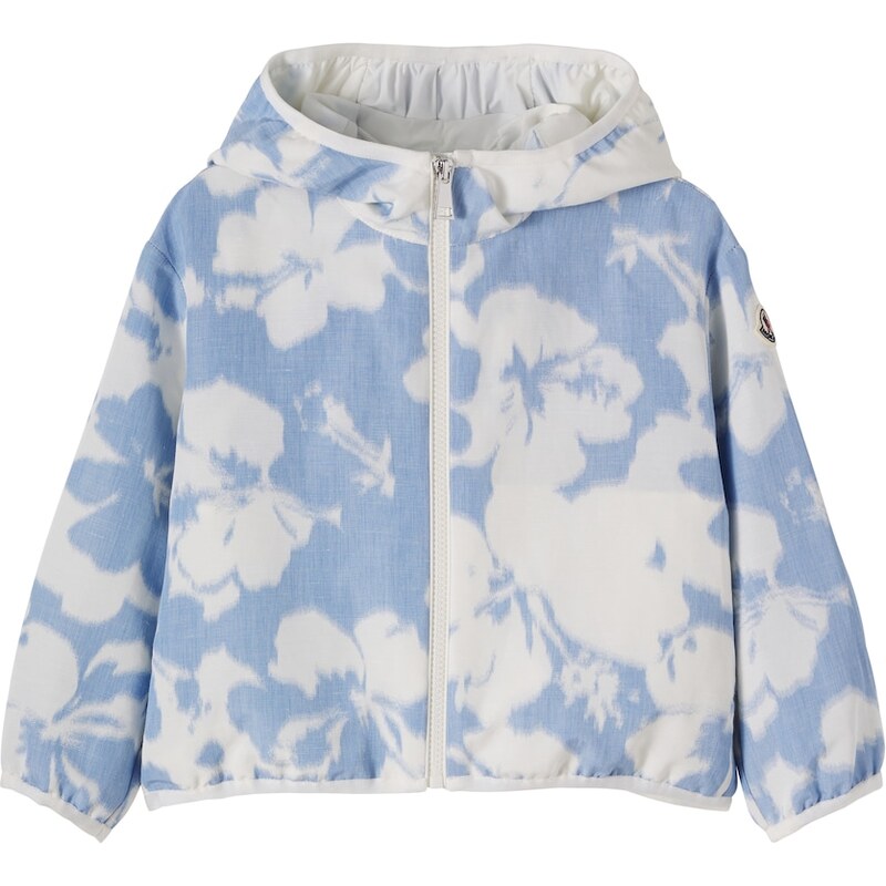 Moncler Enfant Agnesine floral hooded jacket