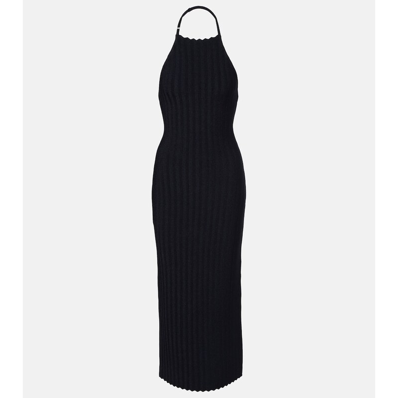 Jacquemus Tablier knitted midi dress