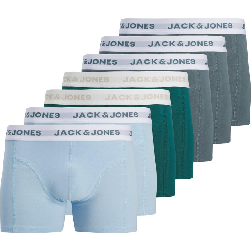 JACK & JONES Boxerky JACDean světlemodrá / čedičová šedá /