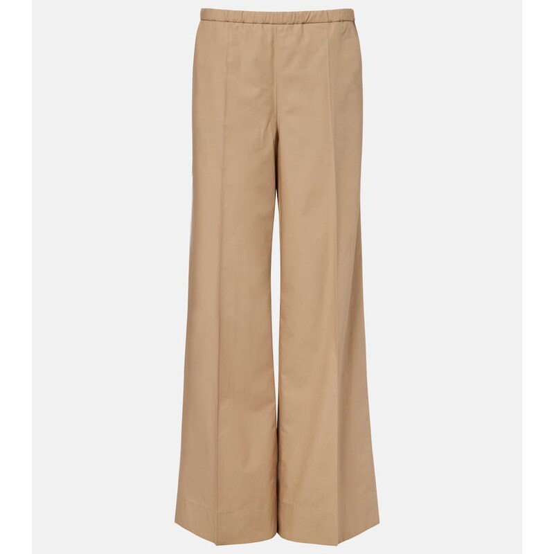 Moncler Cotton wide-leg pants