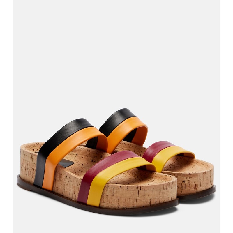 Gabriela Hearst Striker leather platform sandals
