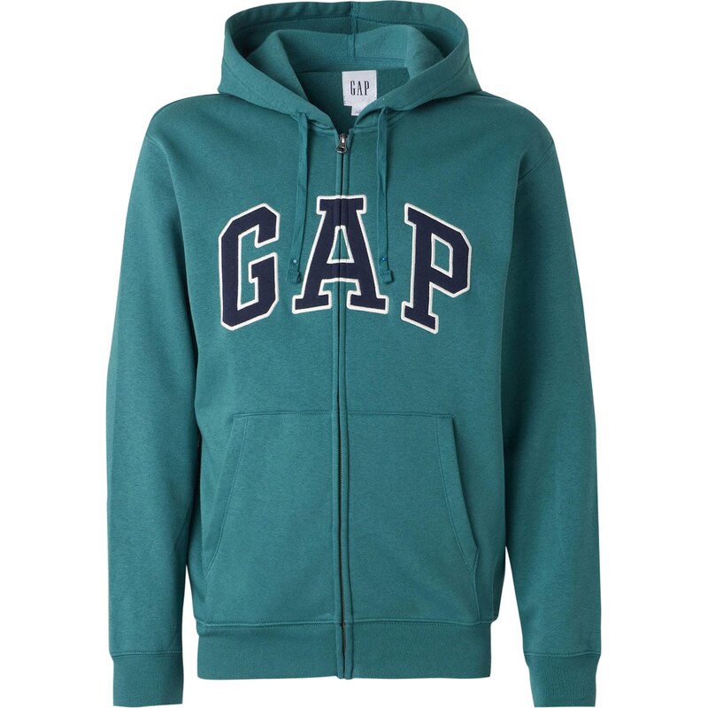 GAP Mikina HERITAGE marine modrá / smaragdová / bílá