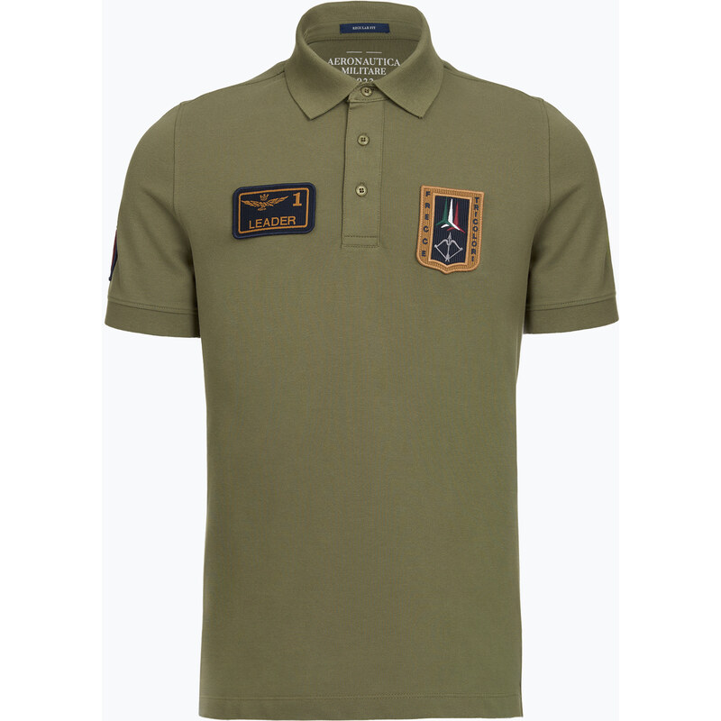 Pánské tričko Aeronautica Militare PO1927UP00191 Polo lichen