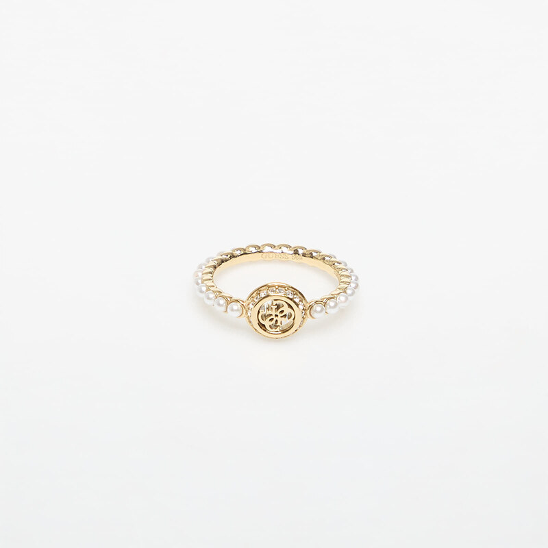 Prsten GUESS Tiny Pearly Yellow Gold 52 114482102